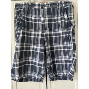 Nautica Jeans Co Short 40 Blue Type N Workwear Cold Weather Deck Mens EUC